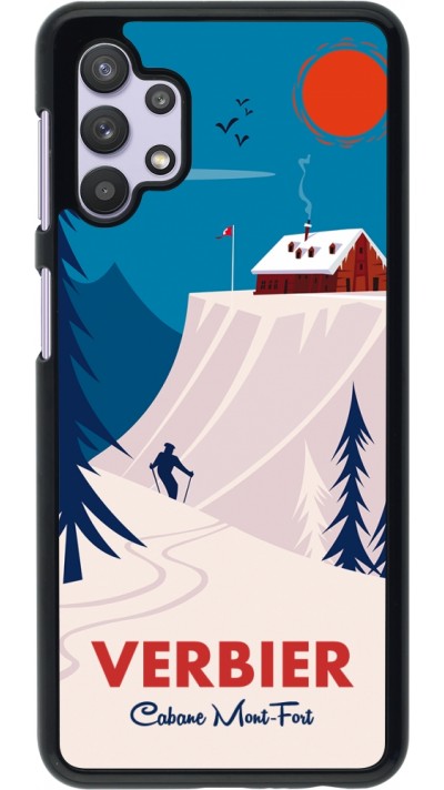 Samsung Galaxy A32 5G Case Hülle - Verbier Cabane Mont-Fort