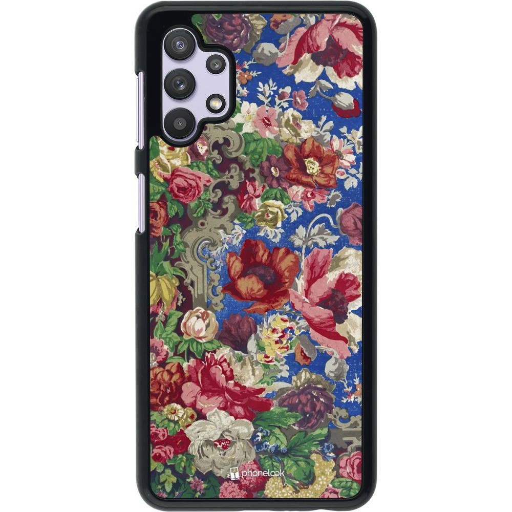 Coque Samsung Galaxy A32 5G - Vintage Art Flowers