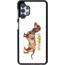 Coque Samsung Galaxy A32 5G - Wine Teckel