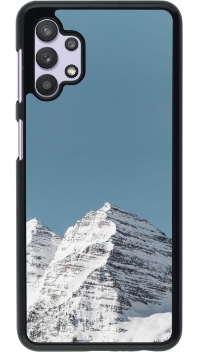 Coque Samsung Galaxy A32 5G - Winter 22 blue sky mountain