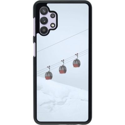 Samsung Galaxy A32 5G Case Hülle - Winter 22 ski lift