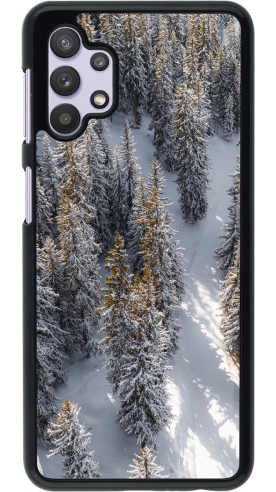 Coque Samsung Galaxy A32 5G - Winter 22 snowy forest