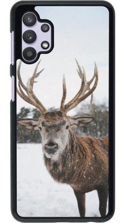 Samsung Galaxy A32 5G Case Hülle - Winter 25 Winter reindeer