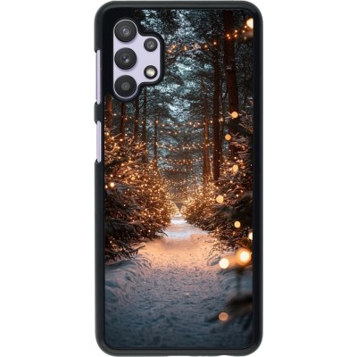 Coque Samsung Galaxy A32 5G - Winter 25 Winter snowy road