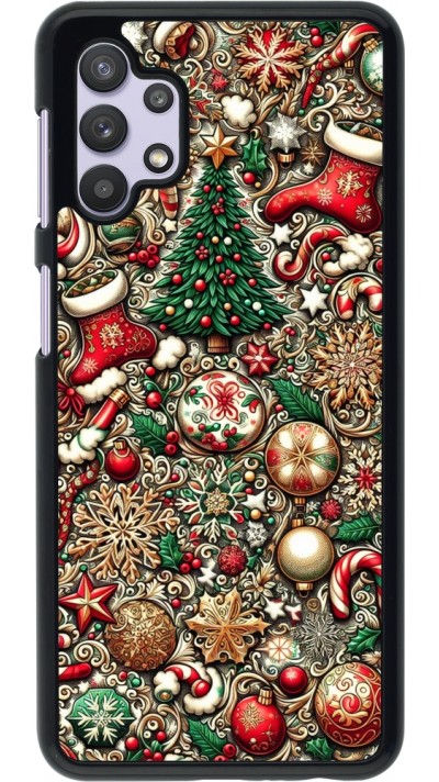 Coque Samsung Galaxy A32 5G - Noël 2023 micro pattern