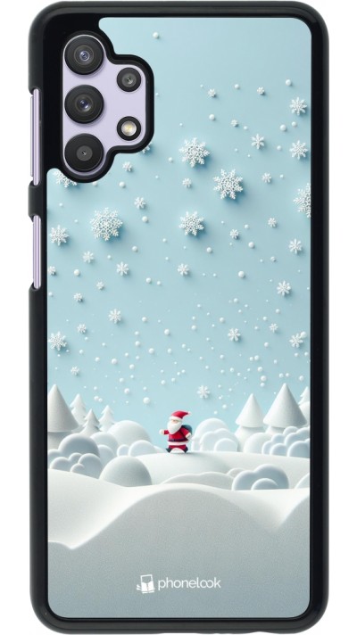 Samsung Galaxy A32 5G Case Hülle - Weihnachten 2023 Kleiner Vater Schneeflocke