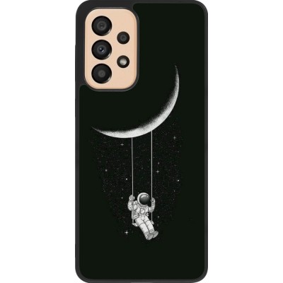 Coque Samsung Galaxy A33 5G - Silicone rigide noir Astro balançoire