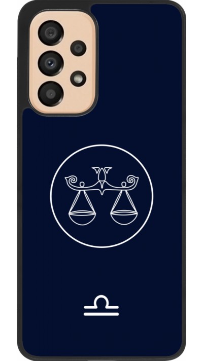 Coque Samsung Galaxy A33 5G - Silicone rigide noir Astrologie Balance