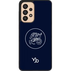 Coque Samsung Galaxy A33 5G - Silicone rigide noir Astrologie Capricorne