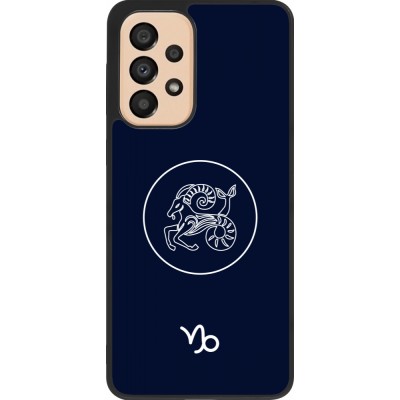 Coque Samsung Galaxy A33 5G - Silicone rigide noir Astrologie Capricorne
