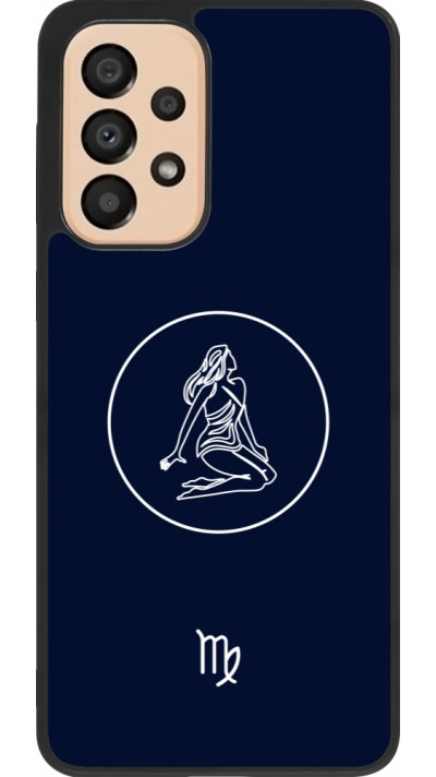 Coque Samsung Galaxy A33 5G - Silicone rigide noir Astrologie Vierge