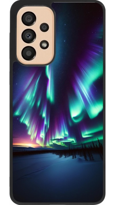 Samsung Galaxy A33 5G Case Hülle - Silikon schwarz Funkelndes Nordlicht Samsung Galaxy A33 5G Case Hülle - Silikon schwarz Funkelndes Nordlicht
