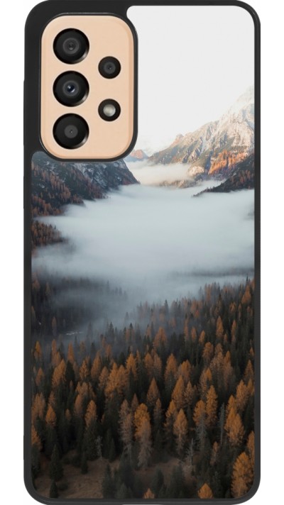 Coque Samsung Galaxy A33 5G - Silicone rigide noir Autumn 22 forest lanscape