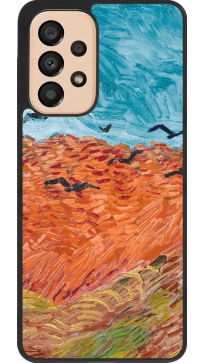Coque Samsung Galaxy A33 5G - Silicone rigide noir Autumn 22 Van Gogh style
