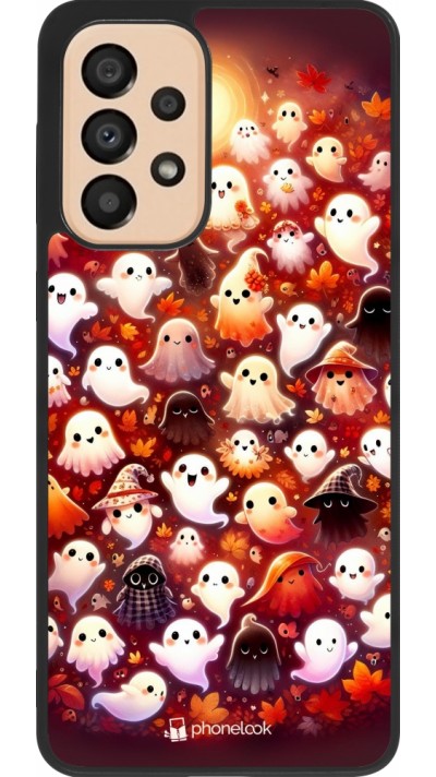 Samsung Galaxy A33 5G Case Hülle - Silikon schwarz Gespenster Herbst niedlich Samsung Galaxy A33 5G Case Hülle - Silikon schwarz Gespenster Herbst niedlich