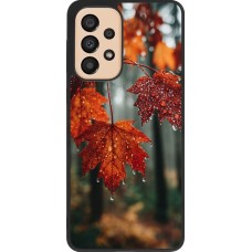 Coque Samsung Galaxy A33 5G - Silicone rigide noir Autumn 25 Rain