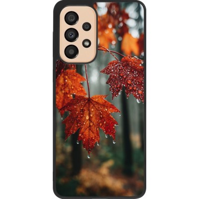 Coque Samsung Galaxy A33 5G - Silicone rigide noir Autumn 25 Rain