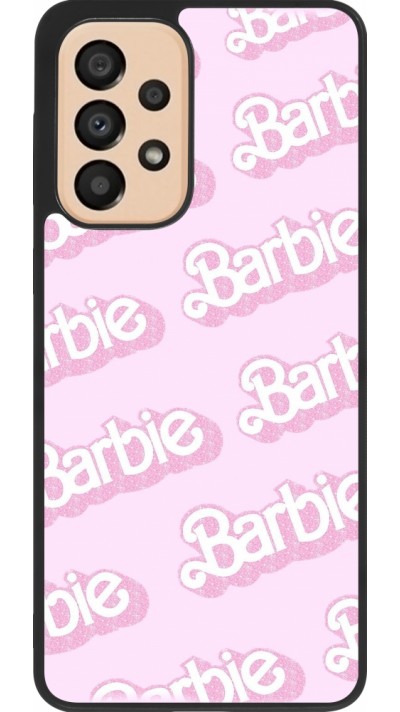 Coque Samsung Galaxy A33 5G - Silicone rigide noir Barbie light pink pattern