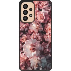 Hülle Samsung Galaxy A33 5G - Silikon schwarz Beautiful Roses