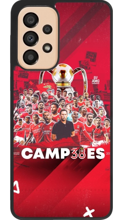 Coque Samsung Galaxy A33 5G - Silicone rigide noir Benfica Campeoes 2023