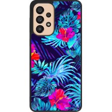 Hülle Samsung Galaxy A33 5G - Silikon schwarz Blue Forest
