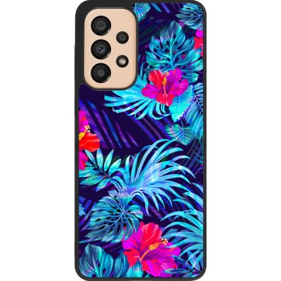 Hülle Samsung Galaxy A33 5G - Silikon schwarz Blue Forest
