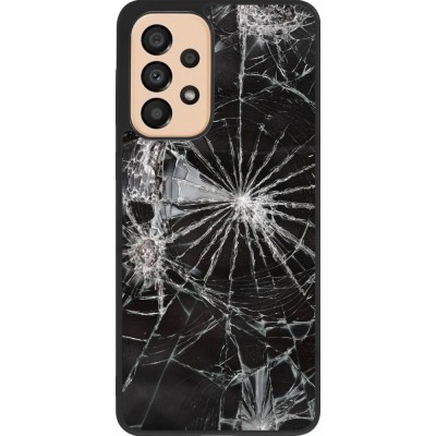 Hülle Samsung Galaxy A33 5G - Silikon schwarz Broken Screen
