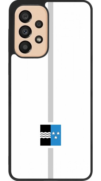 Samsung Galaxy A33 5G Case Hülle - Silikon schwarz Kanton AG weiss