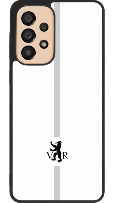 Samsung Galaxy A33 5G Case Hülle - Silikon schwarz Kanton AR weiss
