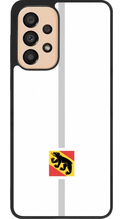 Samsung Galaxy A33 5G Case Hülle - Silikon schwarz Kanton BE weiss