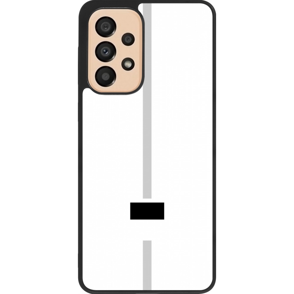 Samsung Galaxy A33 5G Case Hülle - Silikon schwarz Kanton FR weiss