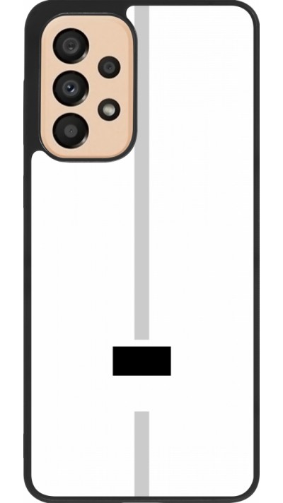 Samsung Galaxy A33 5G Case Hülle - Silikon schwarz Kanton FR weiss