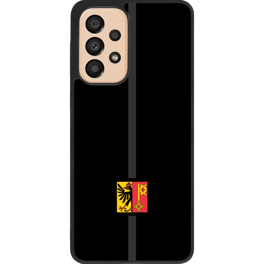 Samsung Galaxy A33 5G Case Hülle - Silikon schwarz Kanton GE schwarz