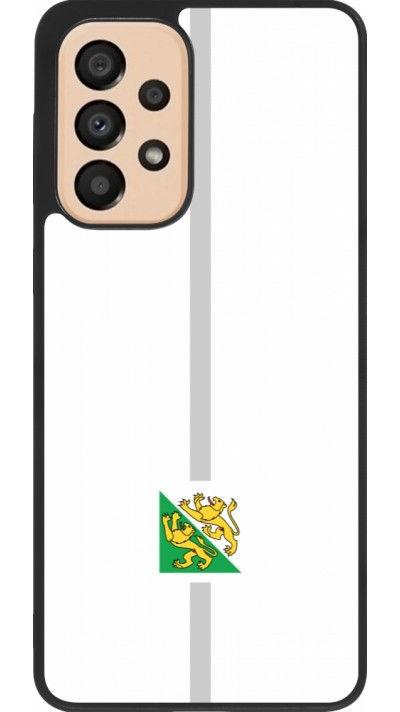 Samsung Galaxy A33 5G Case Hülle - Silikon schwarz Kanton TG weiss