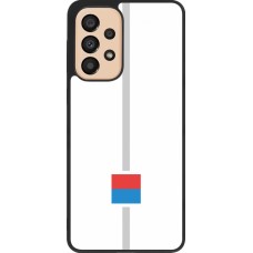 Samsung Galaxy A33 5G Case Hülle - Silikon schwarz Kanton TI weiss