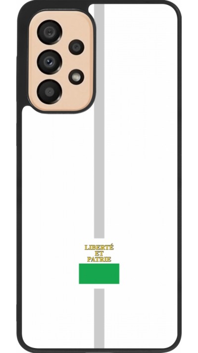 Samsung Galaxy A33 5G Case Hülle - Silikon schwarz Kanton VD weiss