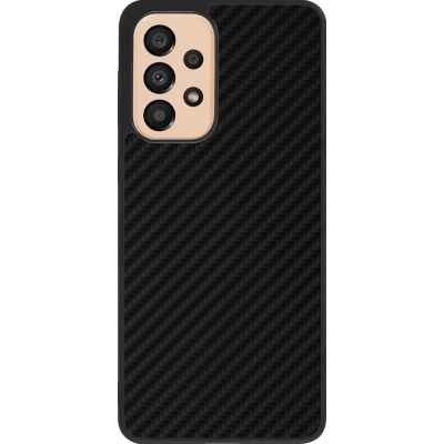 Hülle Samsung Galaxy A33 5G - Silikon schwarz Carbon Basic