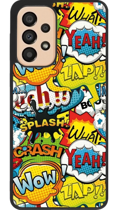 Coque Samsung Galaxy A33 5G - Silicone rigide noir Cartoons slogans