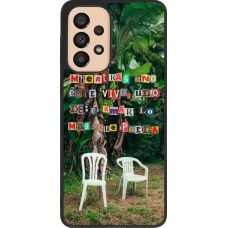 Samsung Galaxy A33 5G Case Hülle - Silikon schwarz Chairs DTMF