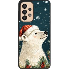Samsung Galaxy A33 5G Case Hülle - Silikon schwarz Christmas 25 Bear