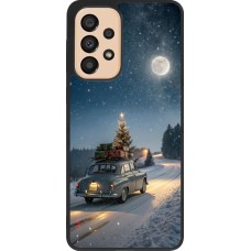 Coque Samsung Galaxy A33 5G - Silicone rigide noir Christmas 25 Car with Tree Xmas