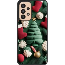 Samsung Galaxy A33 5G Case Hülle - Silikon schwarz Christmas 25 Christmas textiles