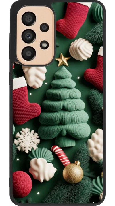 Samsung Galaxy A33 5G Case Hülle - Silikon schwarz Christmas 25 Christmas textiles