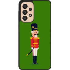 Coque Samsung Galaxy A33 5G - Silicone rigide noir Christmas 25 Nutcracker Green