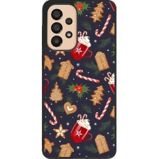 Coque Samsung Galaxy A33 5G - Silicone rigide noir Christmas 25 Pattern Gingerbread House
