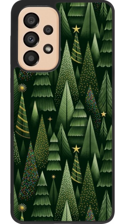 Coque Samsung Galaxy A33 5G - Silicone rigide noir Christmas 25 Pattern Xmas Tree
