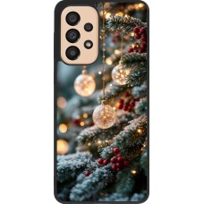 Samsung Galaxy A33 5G Case Hülle - Silikon schwarz Christmas 25 Xmas Decorated Tree