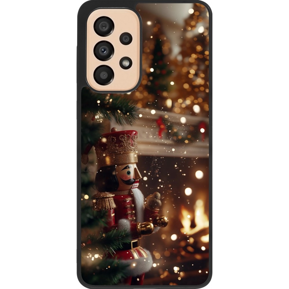 Coque Samsung Galaxy A33 5G - Silicone rigide noir Christmas 25 Xmas Nutcracker