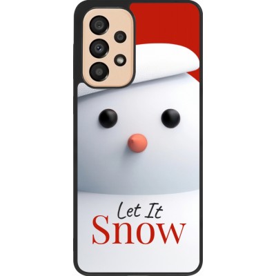 Coque Samsung Galaxy A33 5G - Silicone rigide noir Christmas 25 Xmas Snowman