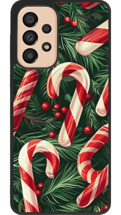 Samsung Galaxy A33 5G Case Hülle - Silikon schwarz Christmas 25 Xmas Stick